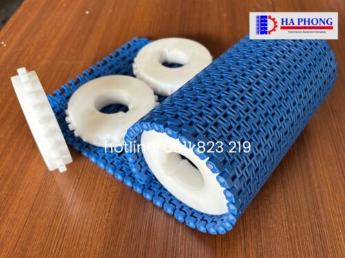 Băng tải Hong’s belt HS 1500B mặt hở bước 12.7mm