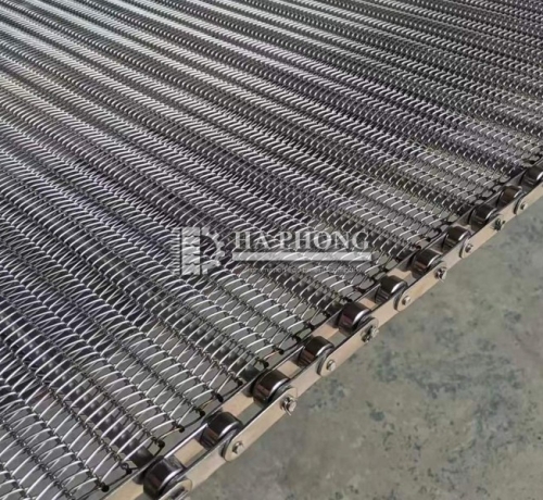 Băng tải lưới Inox sợi xoắn