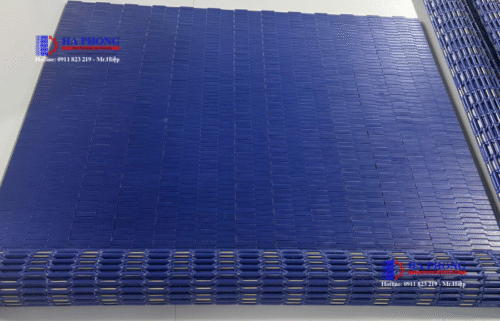 Băng tải nhựa Habasit M0870 Micropitch Flat Top 0.3"