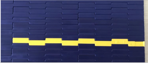 Băng tải nhựa Habasit M0870 Micropitch Flat Top 0.3