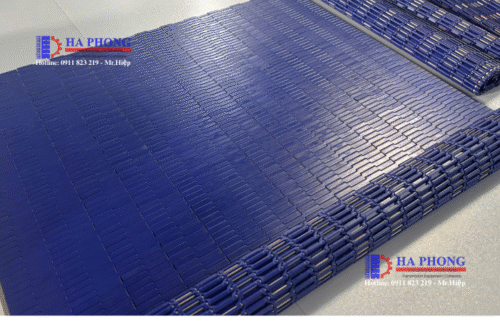 Băng tải nhựa Habasit M0870 Micropitch Flat Top 0.3